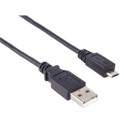 PremiumCord Kabel micro USB 2.0, A-B 1,5m kabel navržený pro rychlé nabíjení