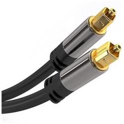 PremiumCord Kabel Toslink M/M, OD:6mm, Gold design 3m