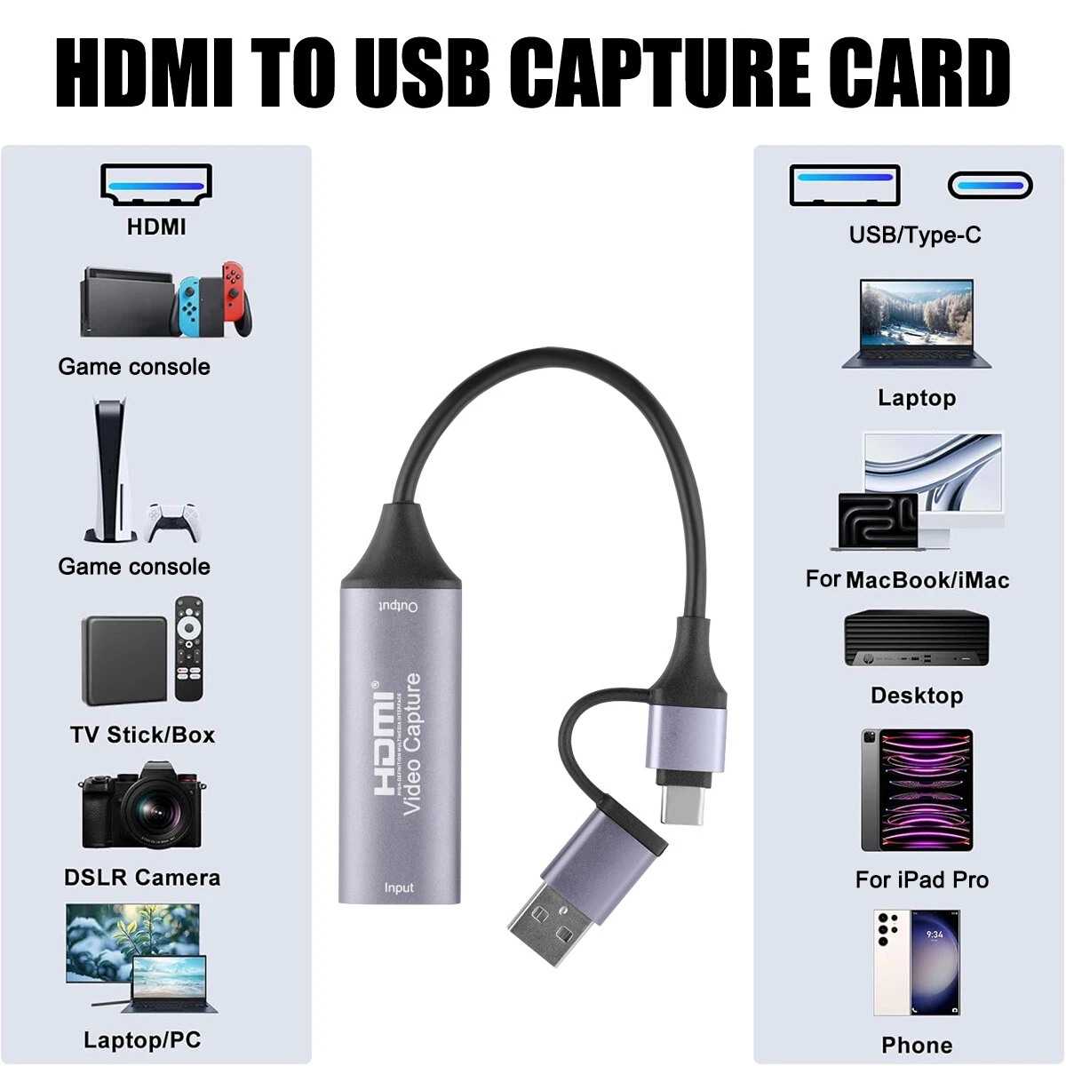 PremiumCord ku2grab9 - 4K@60Hz HDMI capture/grabber