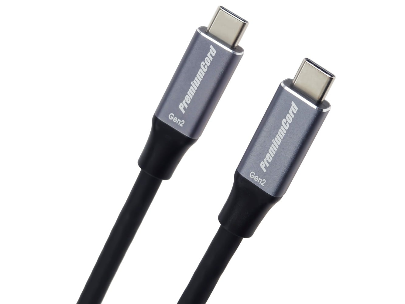 PremiumCord ku31cr5 – USB-C kábel, čierny, 5 m