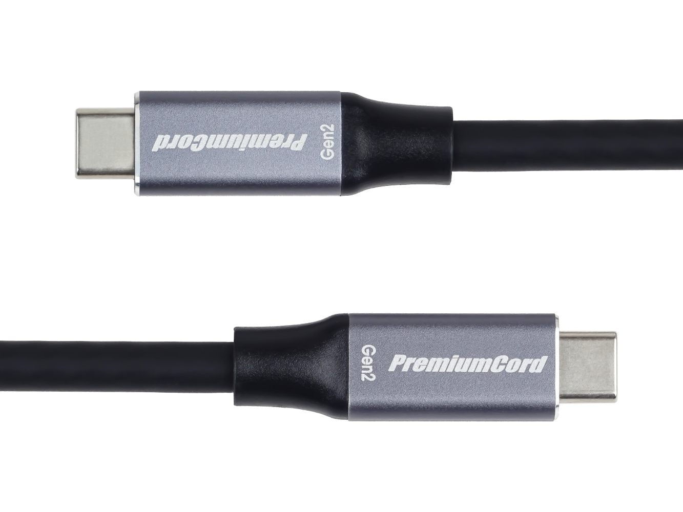 PremiumCord ku31cr5 – USB-C kábel, čierny, 5 m