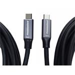 PremiumCord ku31cr5 – USB-C kábel, čierny, 5 m