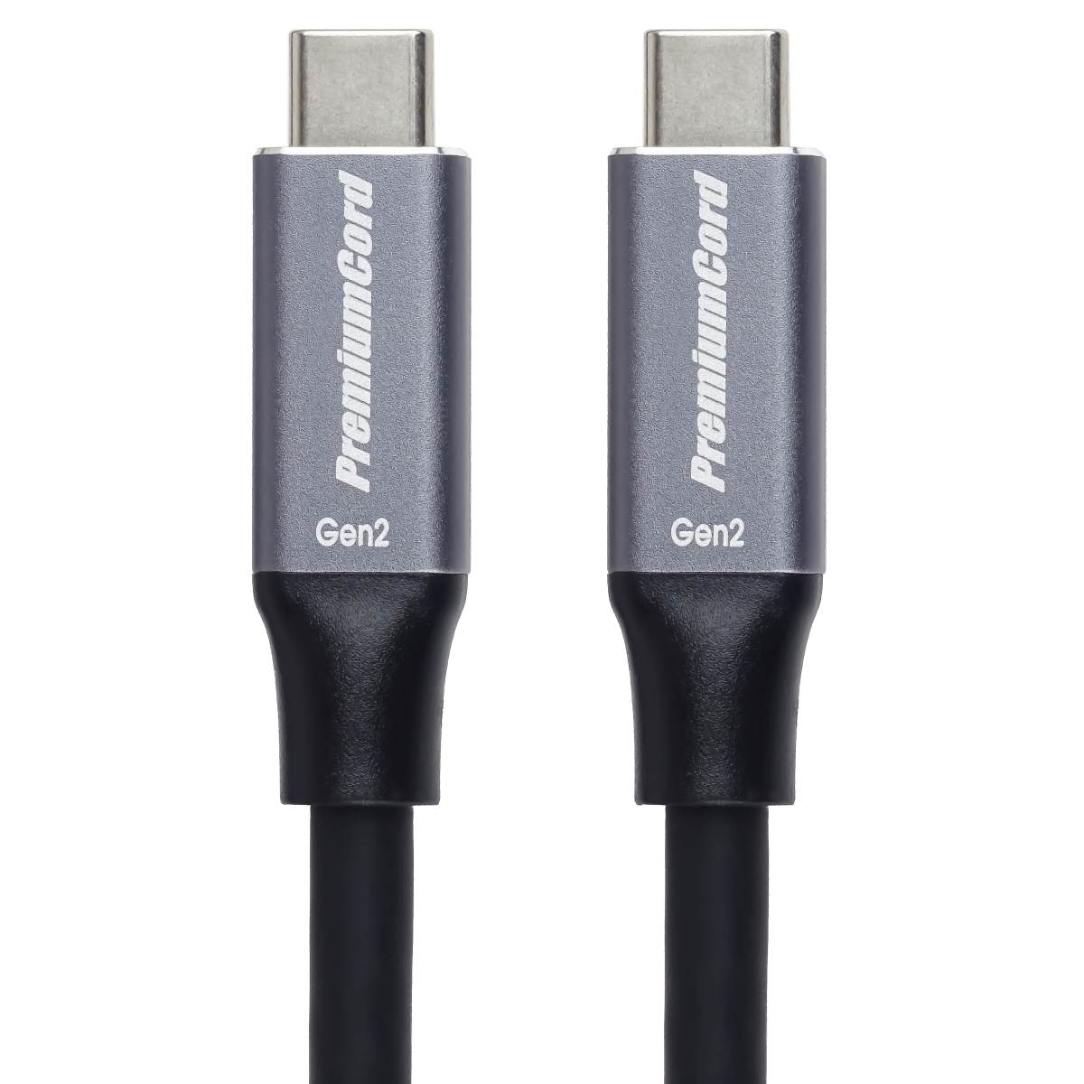 PremiumCord ku31cr5 – USB-C kábel, čierny, 5 m
