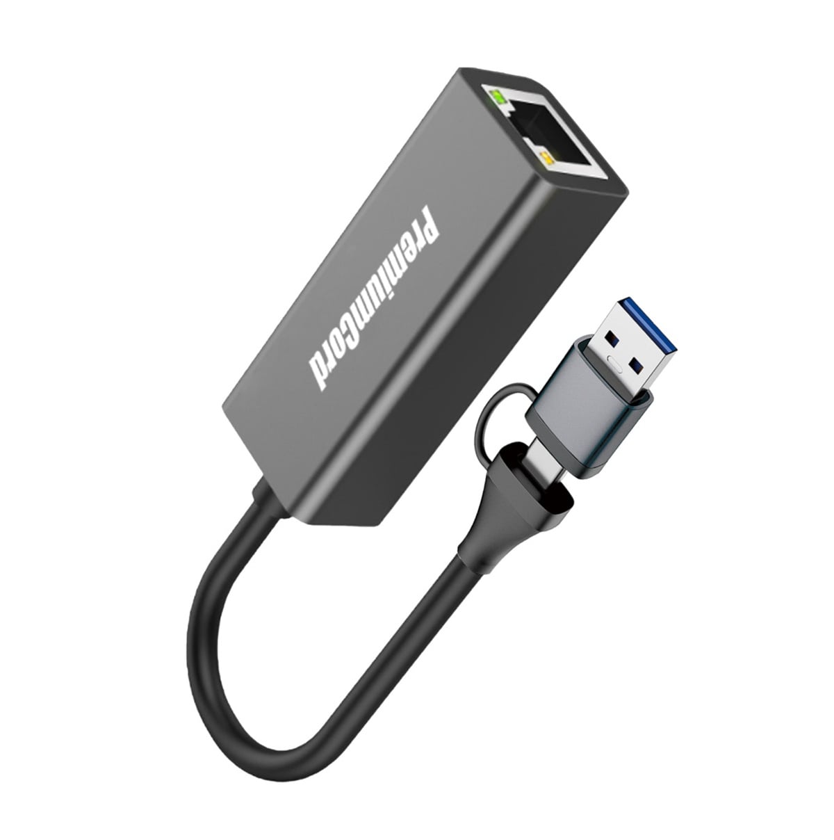 PremiumCord ku31ether07 – Adaptér USB-C a USB-A, 15 cm