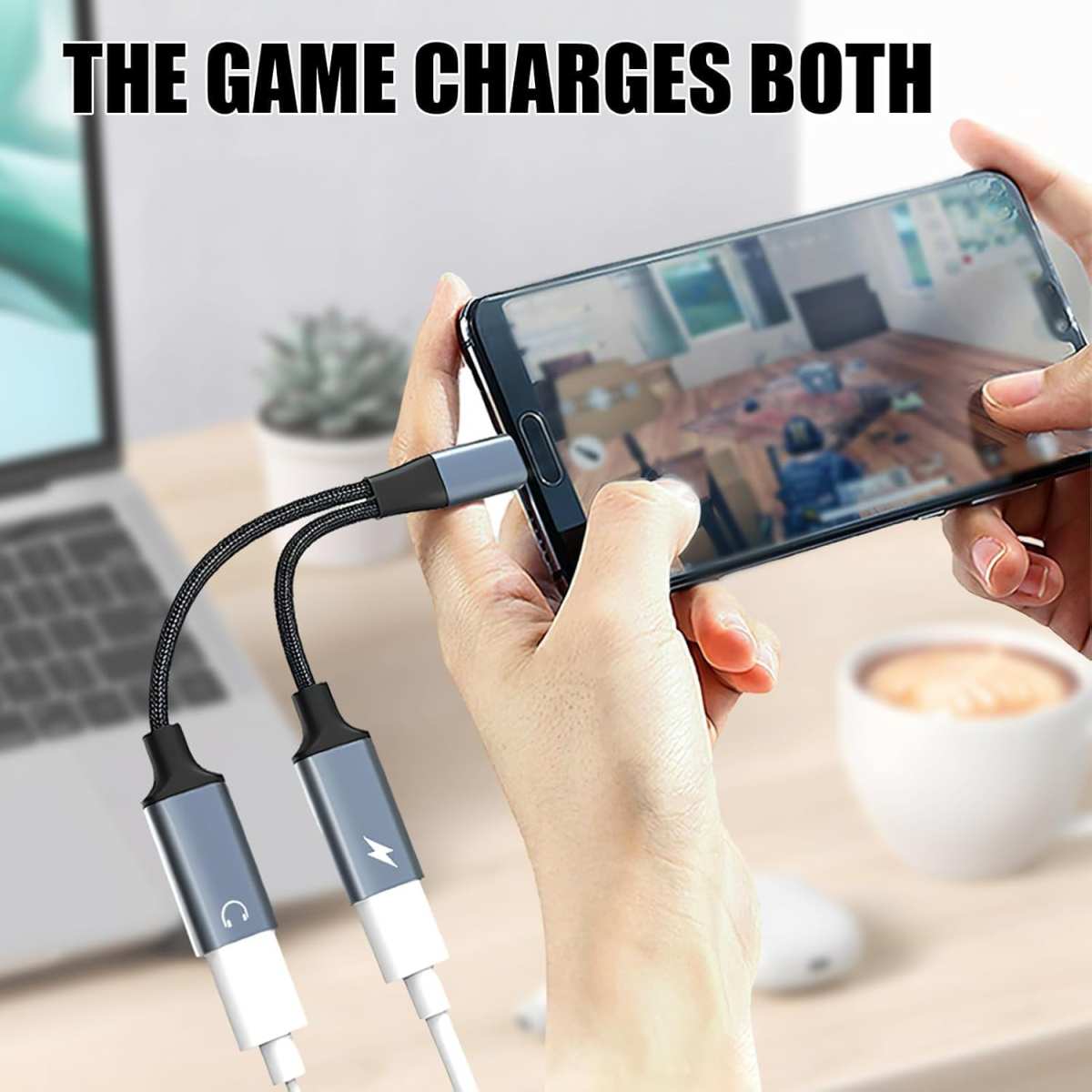 PremiumCord ku31zvuk06 – adaptér USB-C 2 v 1