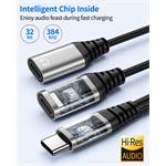 PremiumCord ku31zvuk06 – adaptér USB-C 2 v 1
