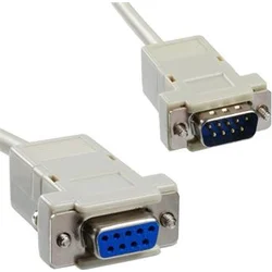 PremiumCord Prodlužovací seriovy kabel-myš 9pin 2m rozebírací