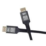 PremiumCord ULTRA HDMI 2.1 High Speed + Ethernet kabel 8K@60Hz,zlacené 5m