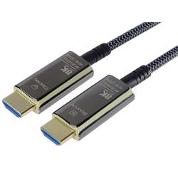 PremiumCord Ultra High Speed HDMI 2.1 optický fiber kabel 8K@60Hz,zlacené 30m