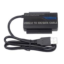 PremiumCord USB 2.0 - IDE + SATA adapter s kabelem a přídavným zdrojem