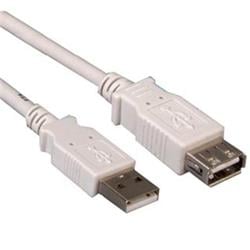 PremiumCord USB 2.0 kabel prodlužovací, A-A, 3m