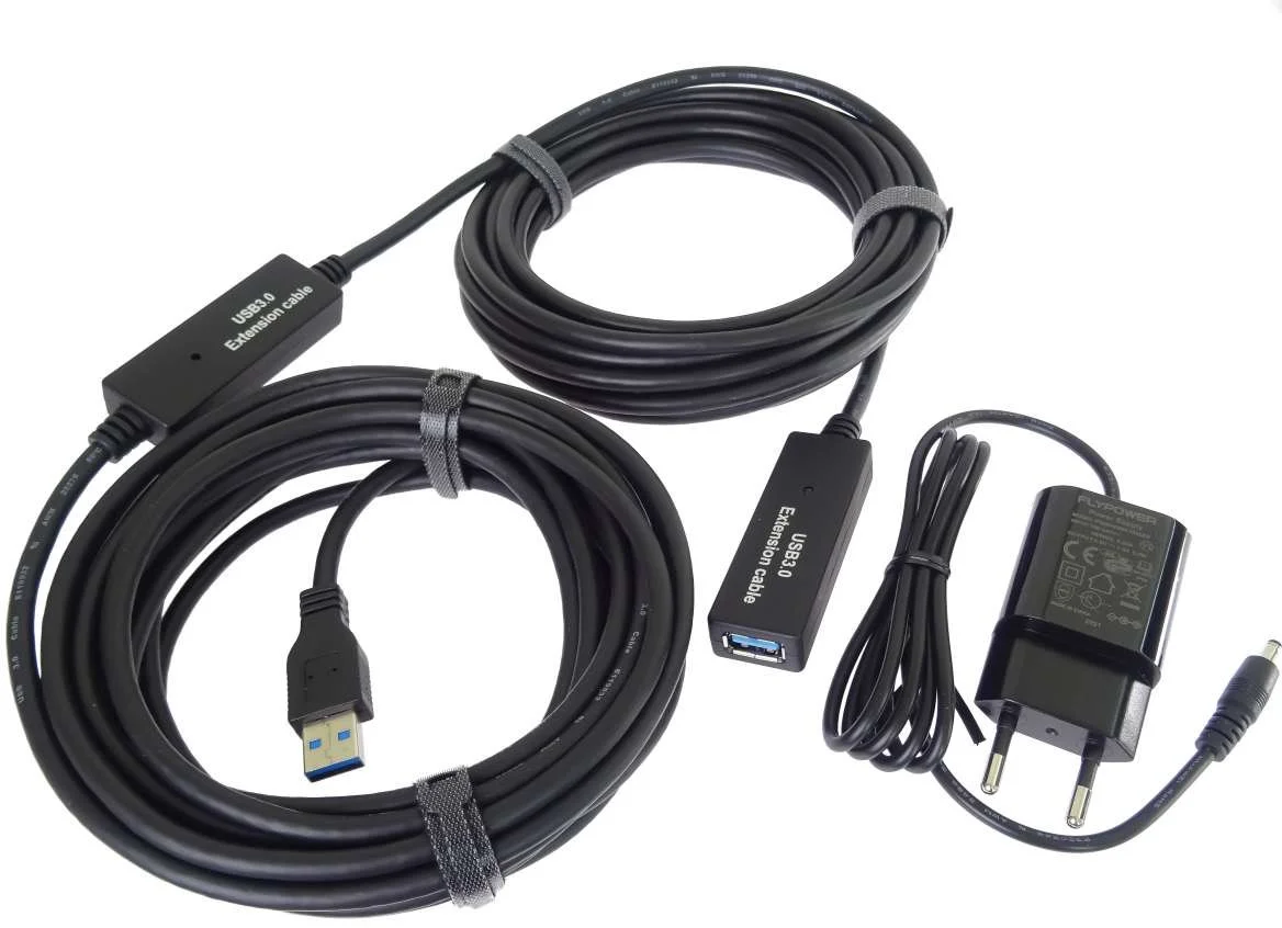 PremiumCord USB 3.0 repeater a predlžovací kábel A/MA/F 10m ku3rep10