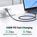 PremiumCord USB-C 2x zahnutý kabel