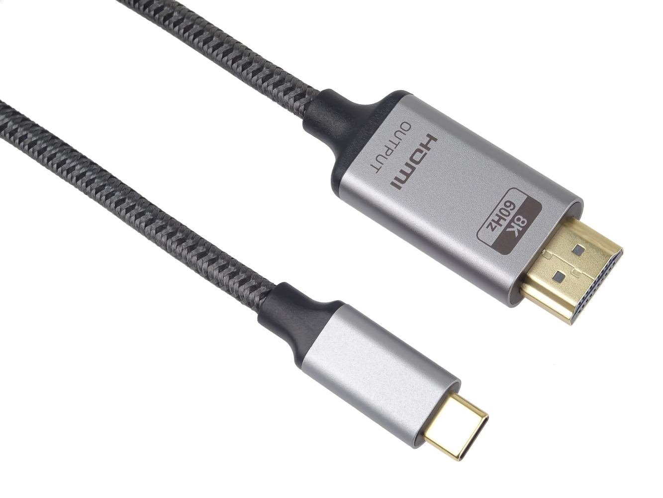 PremiumCord USB-C na HDMI kabel 2m