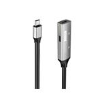 PremiumCord USB-C repeater a prodlužovací kabel Male-Female, 5Gbps Aluminium 15m