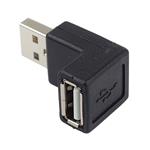 PremiumCord USB redukcia A-A, samec/samica 90°