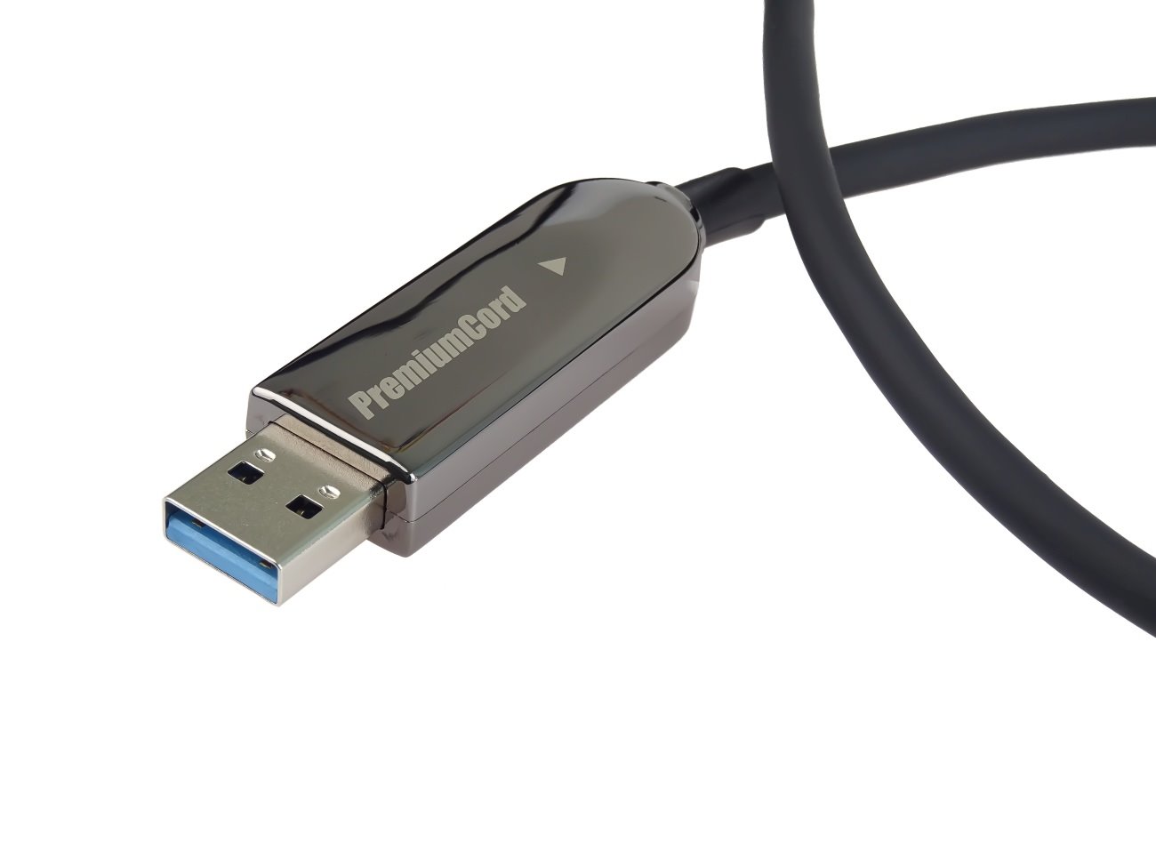 PremiumCord USB3.0 + 2.0 predlžovací optický AOC kábel A/Male - A/Female 30 m