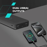 Prenosná nabíjačka CANYON OnPower 200 20 000 mAh, čierna