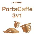 Prenosný kávovar ALIGATOR PortaCaffé 3v1 sivý
