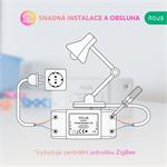 Prepínač NOUS L6Z Zig Dual 1 kanálový prepínač