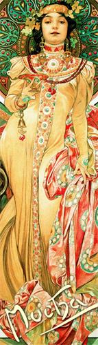 PRESCO Záložka Alfons Mucha – Moet Chandon