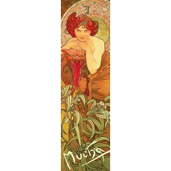 PRESCO Záložka Alfons Mucha – Smaragd