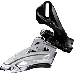 Přesmykač SHIMANO DEORE FD-M617 MTB pro 2x10 př mont D-typ Side-swing front pull 36/38 z čer