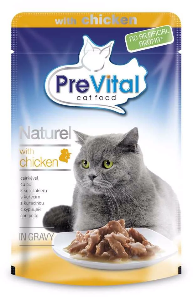 PreVital Naturel kuracie mäso, vrecko 85 g