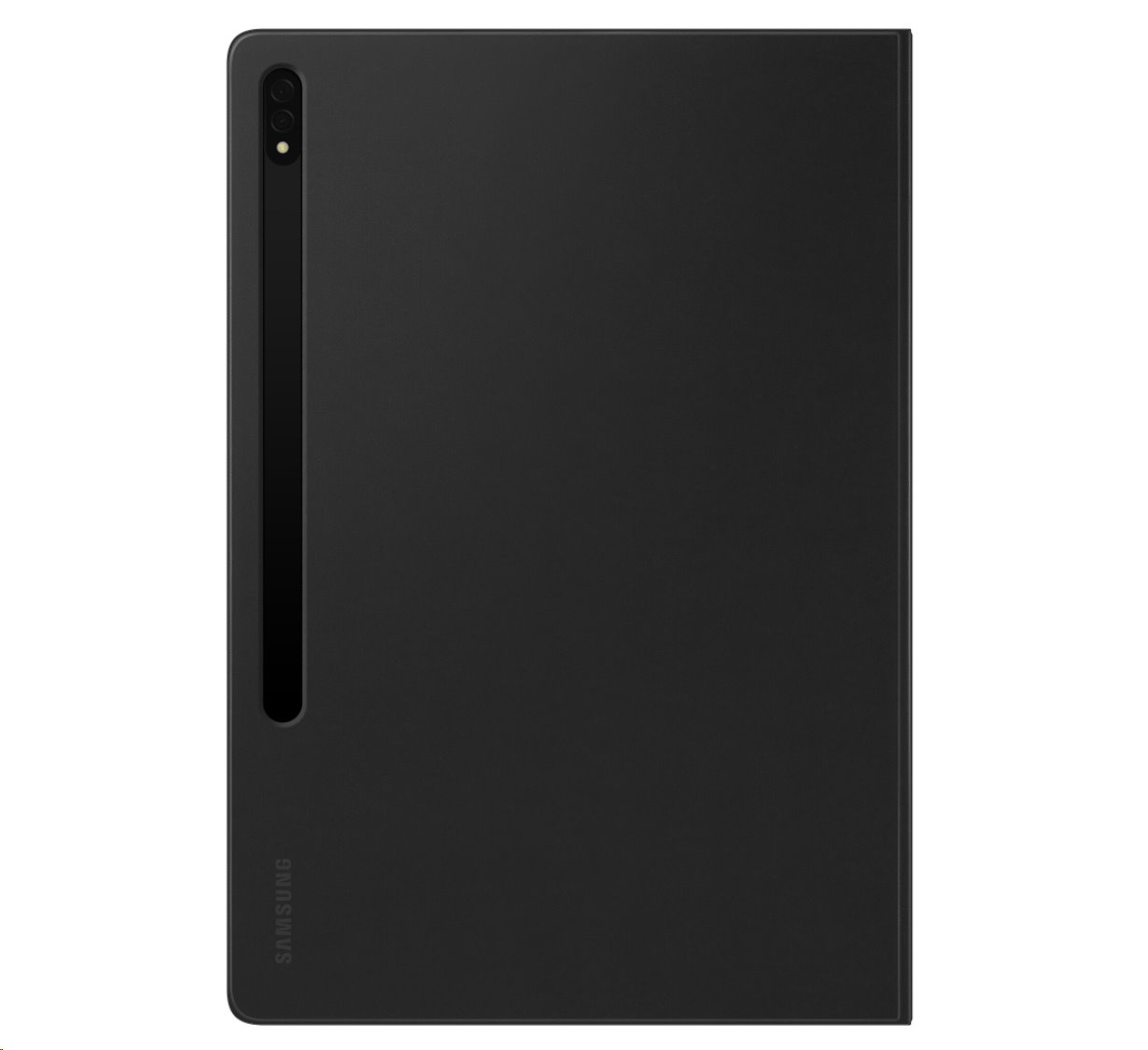 Priehľadné puzdro Samsung Note View EF-ZX800P pre Galaxy Tab S7 /S7 FE/S8 čierne