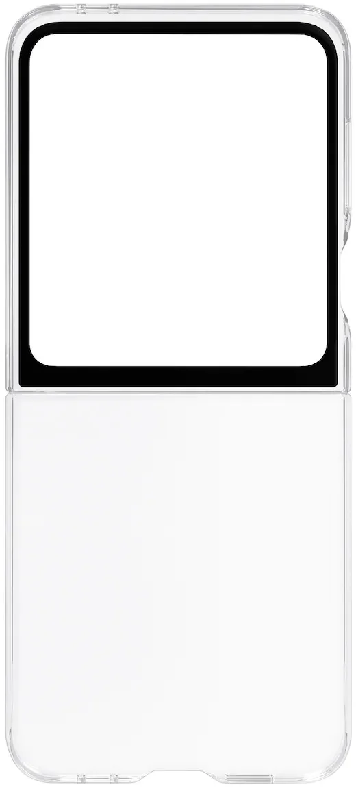 Priehľadný zadný kryt Samsung pre Z Flip6 číry