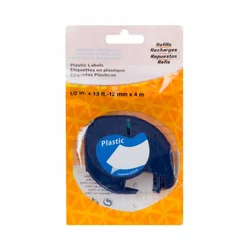 PRINTLINE kompatibilní páska s DYMO 59423, 12mm, 4m,černý tisk/žlutý. p, LetraTag, plast. PLTD100 - Pásky a štítky