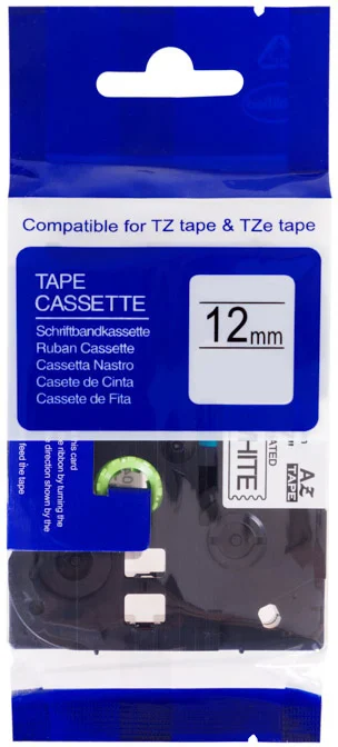 PRINTLINE kompatibilný páska s Brother TZE-M31, 12mm, čierna tlač/priesvitná matný podklad PLTB65
