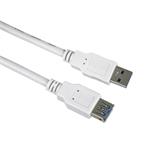 Prodlužovací kabel USB 3.0 Super-speed 5Gbps A-A, MF, 9pin, 5m bílá