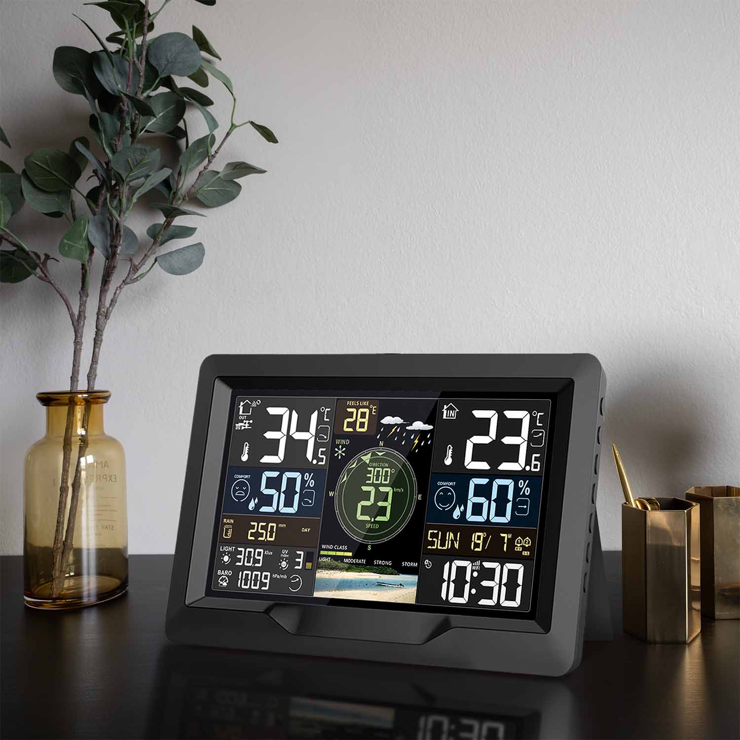 Profesionálna inteligentná meteorologická stanica Solight WIFI