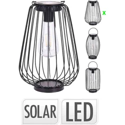 PROGARDEN Lucerna s LED žiarovkou kovová 15,5 x 25,5 cm, slza