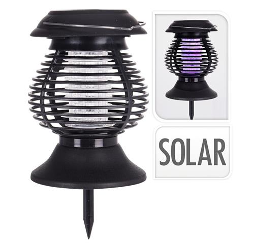 PROGARDEN UV solárna lampa na lov hmyzu 2v1 26 cm