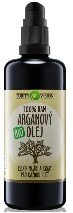 Purity Vision Raw organický arganový olej 100ml