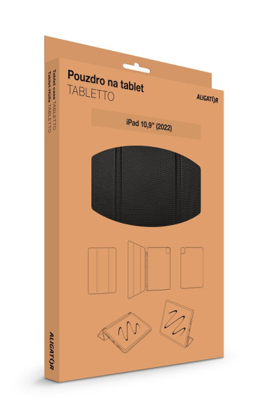Puzdro ALIGATOR TABLETTO pre iPad 11" (2024), čierne