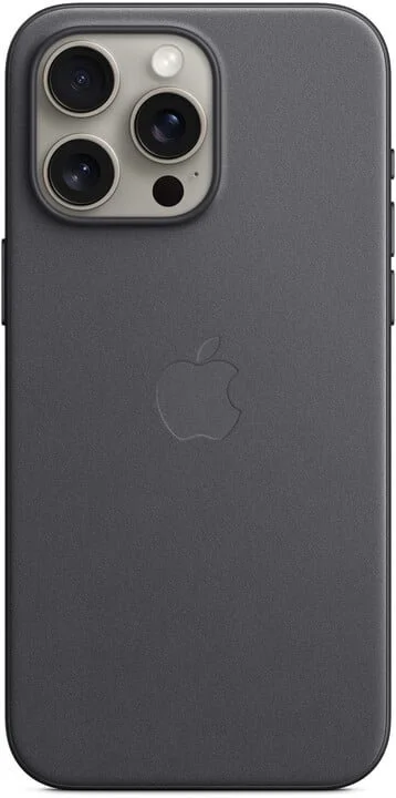 Puzdro Apple iPhone 15 Pro Max FineWoven s MagSafe - Čierne