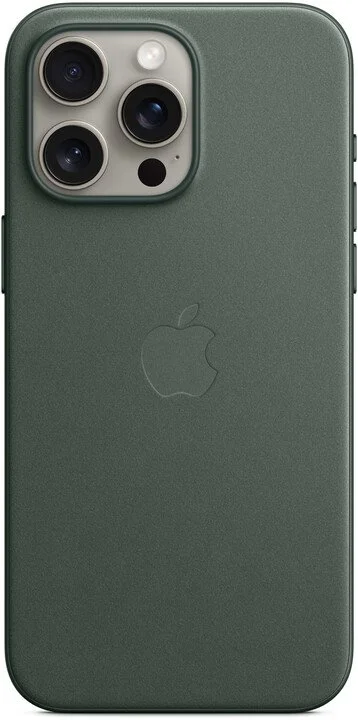 Puzdro Apple iPhone 15 Pro Max FineWoven s MagSafe - Evergreen