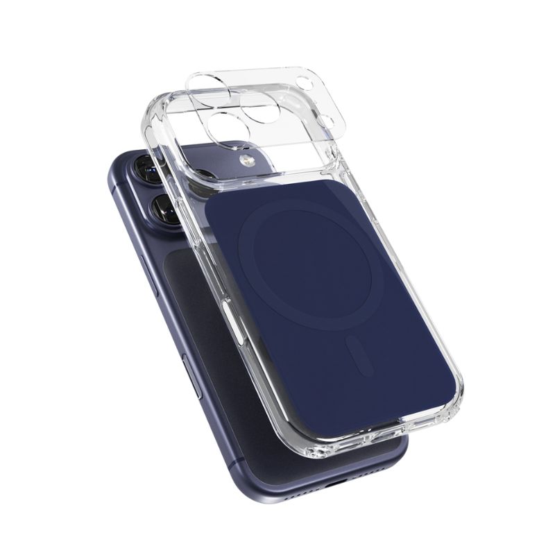 Puzdro Epico Tile Mag+ | iPhone 17 Pro | tmavomodré | kompatibilné s Qi2 a MagSafe
