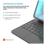 Puzdro s bezdrôtovou klávesnicou FIXED Typee pre Apple iPad Pro 11" (2018-2022)/iPad Air (2020-2025), CZ, čierne