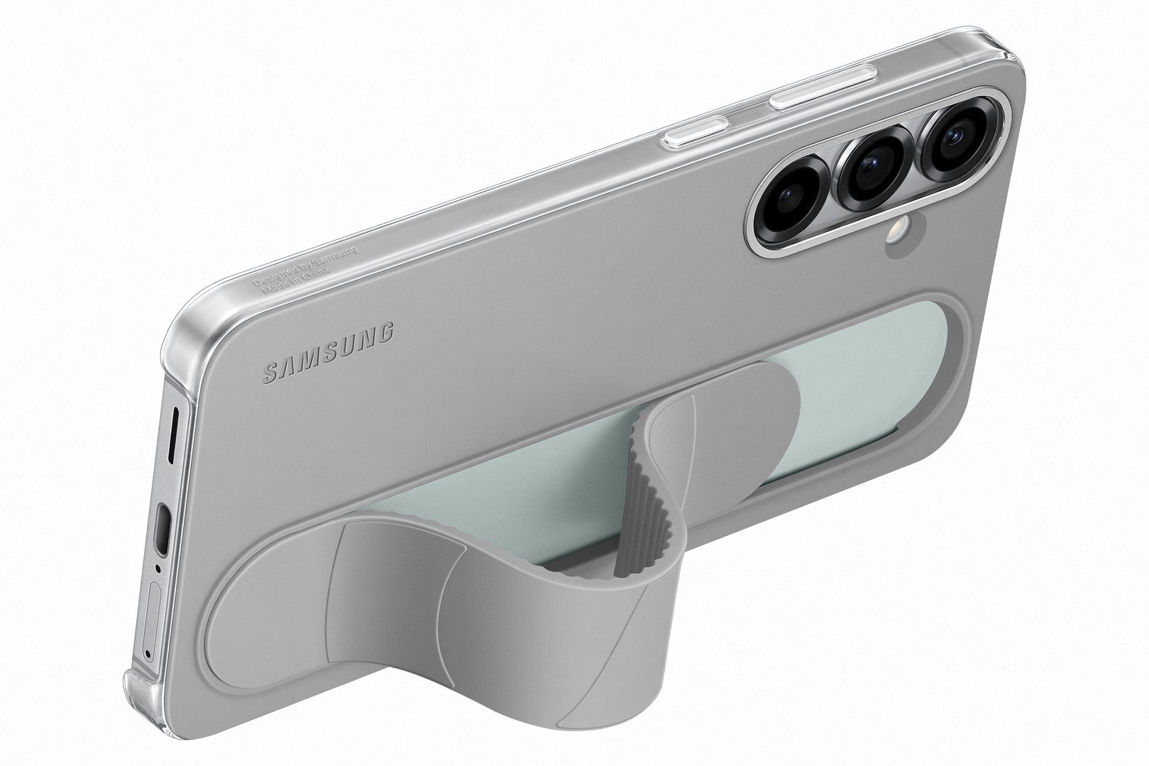 Puzdro Samsung Standing Grip pre Galaxy S25+ sivé