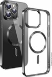 Puzdro Swissten Clear Jelly MagStick pre Apple iPhone 13 Pro Max, čierne