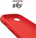 Puzdro Swissten pre Samsung Sky Galaxy A7 2018, červené