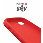 Puzdro Swissten Sky Galaxy A7 2018, červené