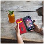 Puzdro typu kniha FIXED Opus pre Apple iPhone 16 Plus, červené