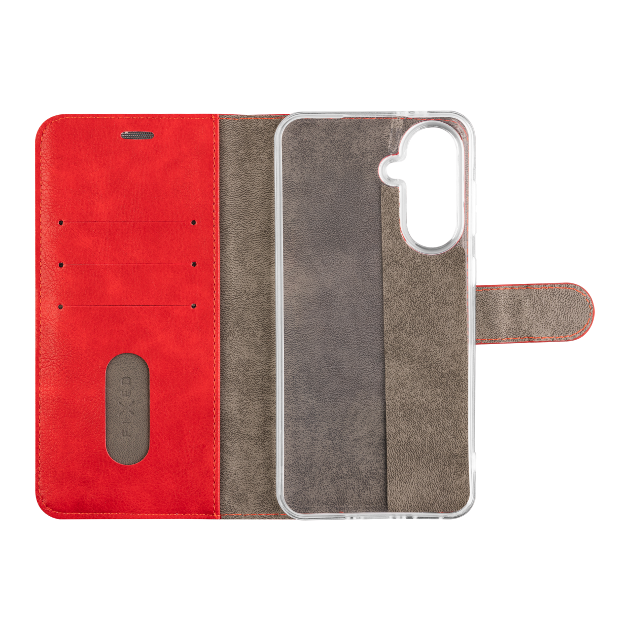 Puzdro typu kniha FIXED Opus pre Samsung Galaxy A36 5G/A56 5G, červené