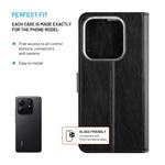 Puzdro typu kniha FIXED Opus pre Xiaomi Redmi Note 14 5G, čierne