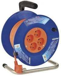 PVC prodlužovací kabel na bubnu - 4 zásuvky 25m 1908142500 - Kabely + redukce